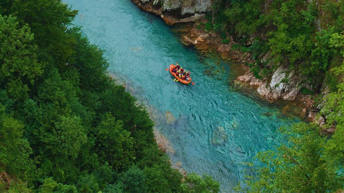 Bosna Hersek, Drina ve Tara Nehri. Tara Tabiat Parkı, Rafting